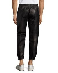 Bally Solid Leather Trousers