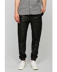 Zanerobe Sure Shot Perforated Leather Jogger Pant