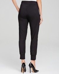 Velvet by Graham & Spencer Sweatpants Faux Leather Combo