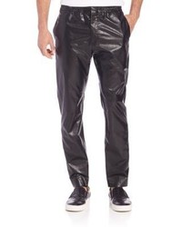 MSGM T  Faux Leather Joggers