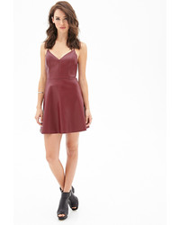 Forever 21 Faux Leather Cami Dress