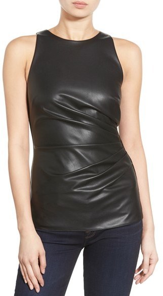 Bailey 44 Faux Leather Tank, $198, Nordstrom