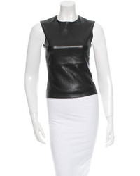 The Row Leather Top