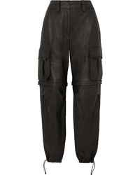 Alexander Wang Convertible Leather Cargo Pants