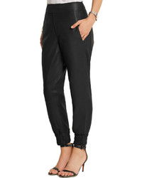 Helmut Lang Leather Tapered Pants