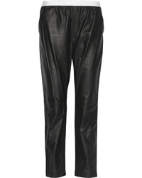 Alexander Wang T By Leather Straight Leg Pants
