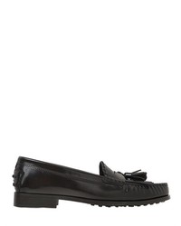 Tod's 20mm Citt Brushed Leather Loafers