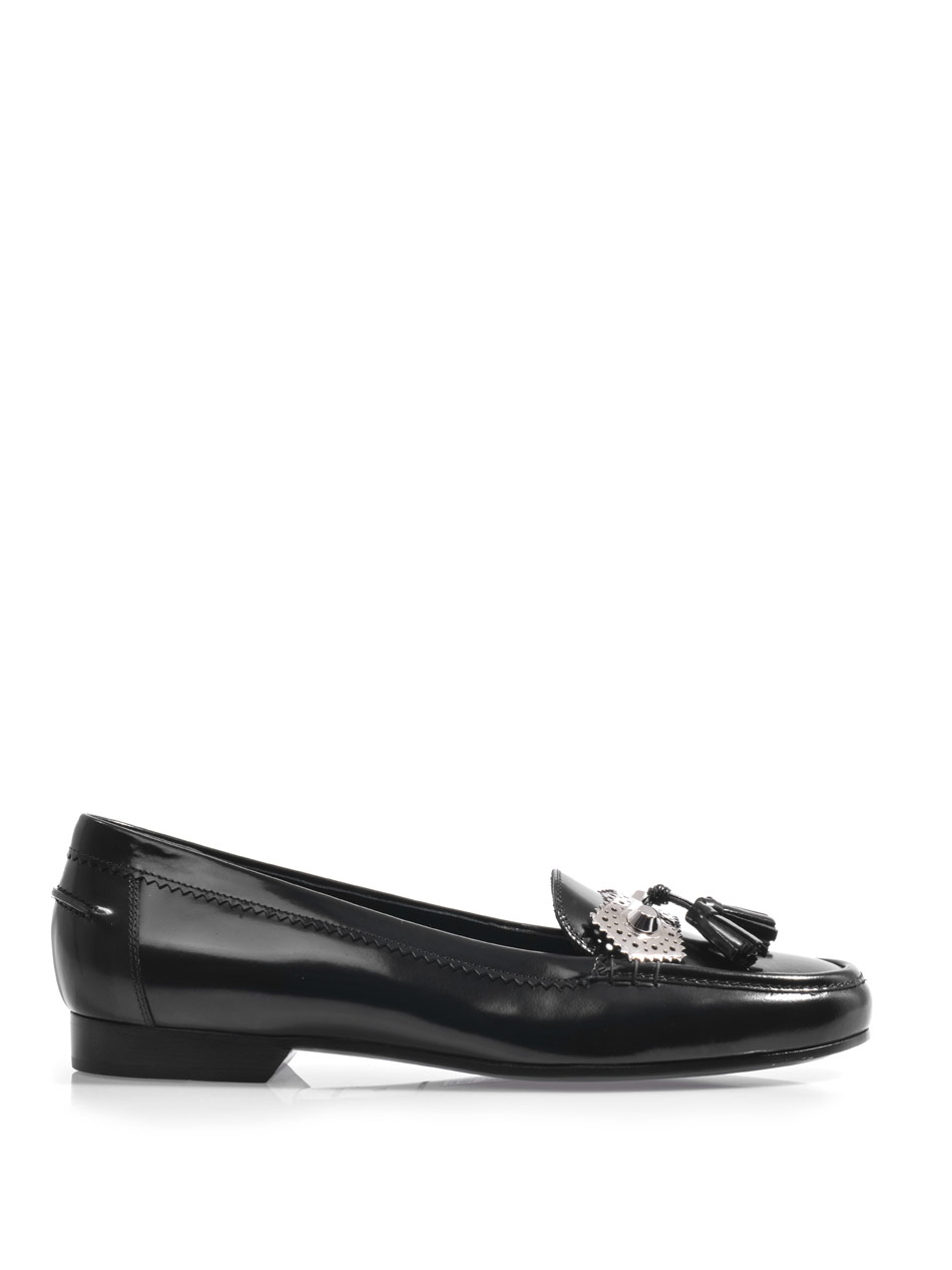 Balenciaga Leather Tassel Loafers, $479 | MATCHESFASHION.COM | Lookastic