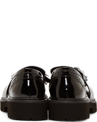 MSGM Black Leather Dr Ladies Tassel Loafers