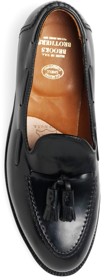 Brooks Brothers Cordovan Tassel Loafers, $718 | Brooks Brothers | Lookastic