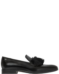 Jimmy Choo Foxley Tasseled Polished Leather Loafers