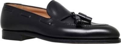 George Cleverley Adrian Leather Loafers, $520 | Selfridges | Lookastic
