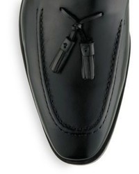 Saks Fifth Avenue Harmon Tassel Trim Leather Loafers