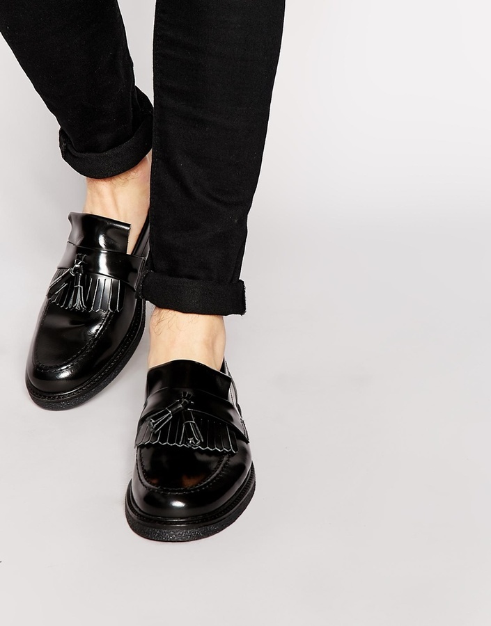 Fred Perry Laurel Wreath Hawkhurst Leather Loafers, $190 | Asos
