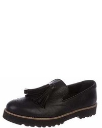 Hogan Leather Brogue Loafers