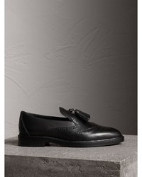 Burberry Leather Tassel Loafers