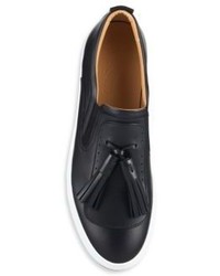 Salvatore Ferragamo Lucca Tassled Leather Creeper Shoes