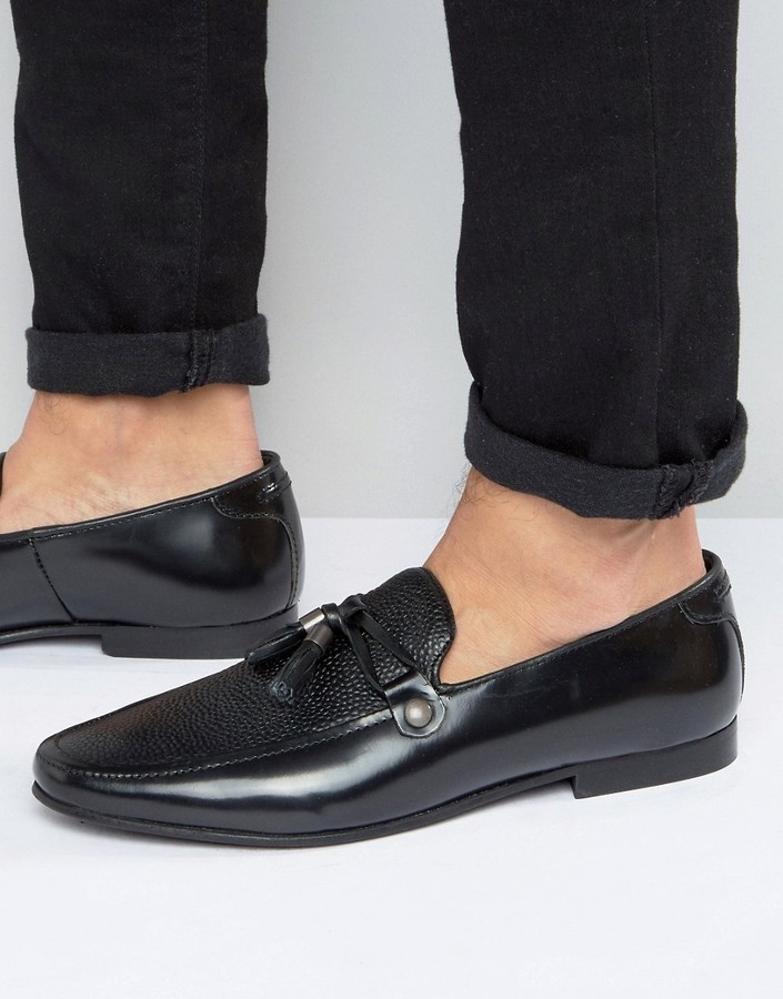 Asos Smart Loafers With Tassel Detail 