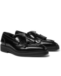 Alexander McQueen Spazzolato Leather Tasselled Loafers