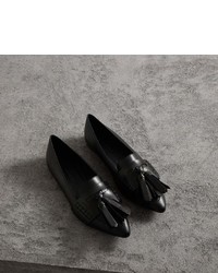 Burberry Tasselled Leather Loafers