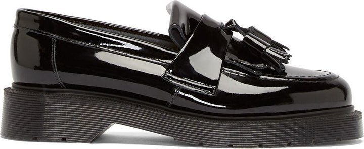 YMC Black Patent Leather Penny Loafers | Where to buy & how to