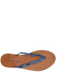 Lucky Brand Amberr Leather Thong Sandal