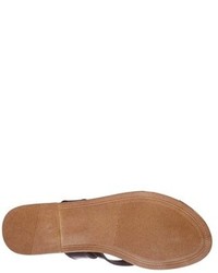 Steve Madden Areena Leather Flat Sandal