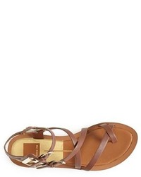 Dolce Vita Ferrah Flat Leather Sandal