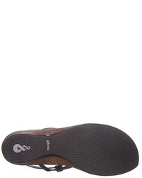 Ahnu Merida Leather Thong Sandal