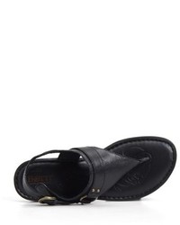 Børn Neeli Leather Slingback Thong Sandal