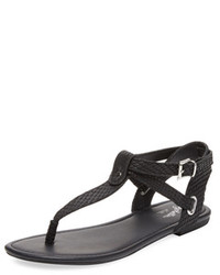 Seychelles Audiophile Embossed Leather Thong Sandal