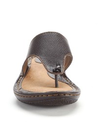 Sonoma Life Style Leather Thong Sandals