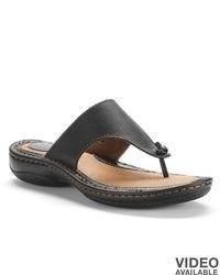 Sonoma Life Style Leather Thong Sandals