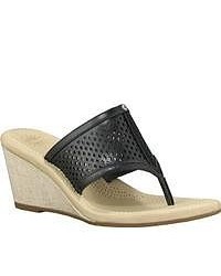 UGG Solena Black Thong Sandals