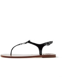 Tory Burch Violet Patent Leather Thong Sandal