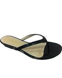 Westbuitti Dy 2 Black Thong Sandals