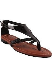 Westbuitti Nima 1 Black Thong Sandals