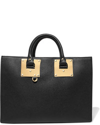 Sophie Hulme Albion Leather Tote Black