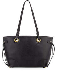 Oryany Amber East West Saffiano Leather Tote Bag Black