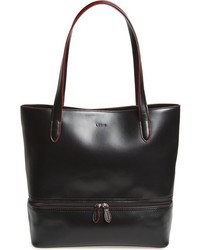 Lodis Audrey Amil Leather Commuter Tote Black