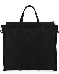 Balenciaga Bazar Xl Patent Shopper Tote Bag