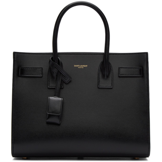 Saint Laurent Black Baby Nano Sac De Jour Tote, $2,690 | SSENSE | Lookastic