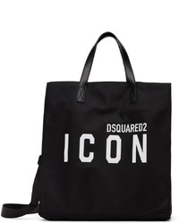 DSQUARED2 Black Be Icon Tote Bag