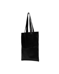 Rick Owens Black Borsa Leather Tote Bag