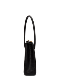 Little Liffner Black Croc Madame Bag