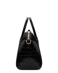 Givenchy Black Croc Small Antigona Bag
