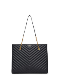 Saint Laurent Black Jumbo Tribeca Tote