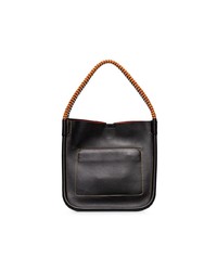 Proenza Schouler Black Large Plaited Handle Tote Bag