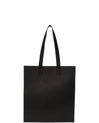 Y/Project Black Leather Accordion Tote
