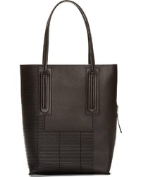 Rick Owens Black Leather Extra Tall Tote
